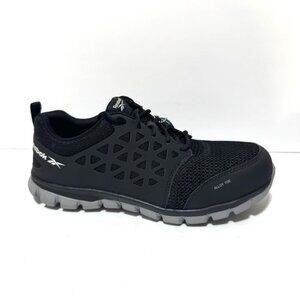 Reebok Mens Sublite Cushion Work Sneaker Black Size 10.5 M